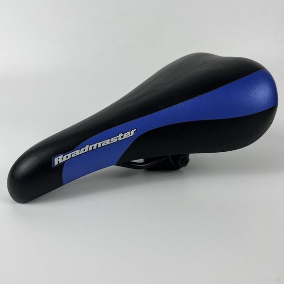 Roadmaster Black/Blue Bicycle Seat/Saddle Universal‎ - Picture 1 of 9